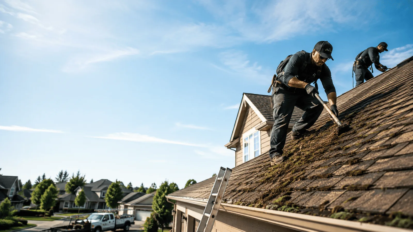 Roof Moss Removal in Old Appleton, MO near me